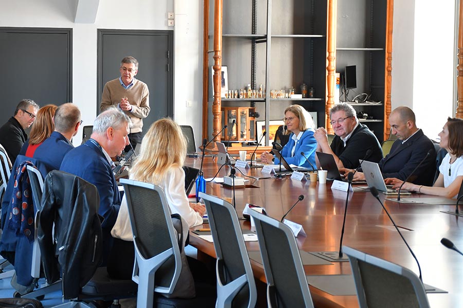 Visite de la Rectrice de la Technische Hochschule Mannheim à l'ENSIC